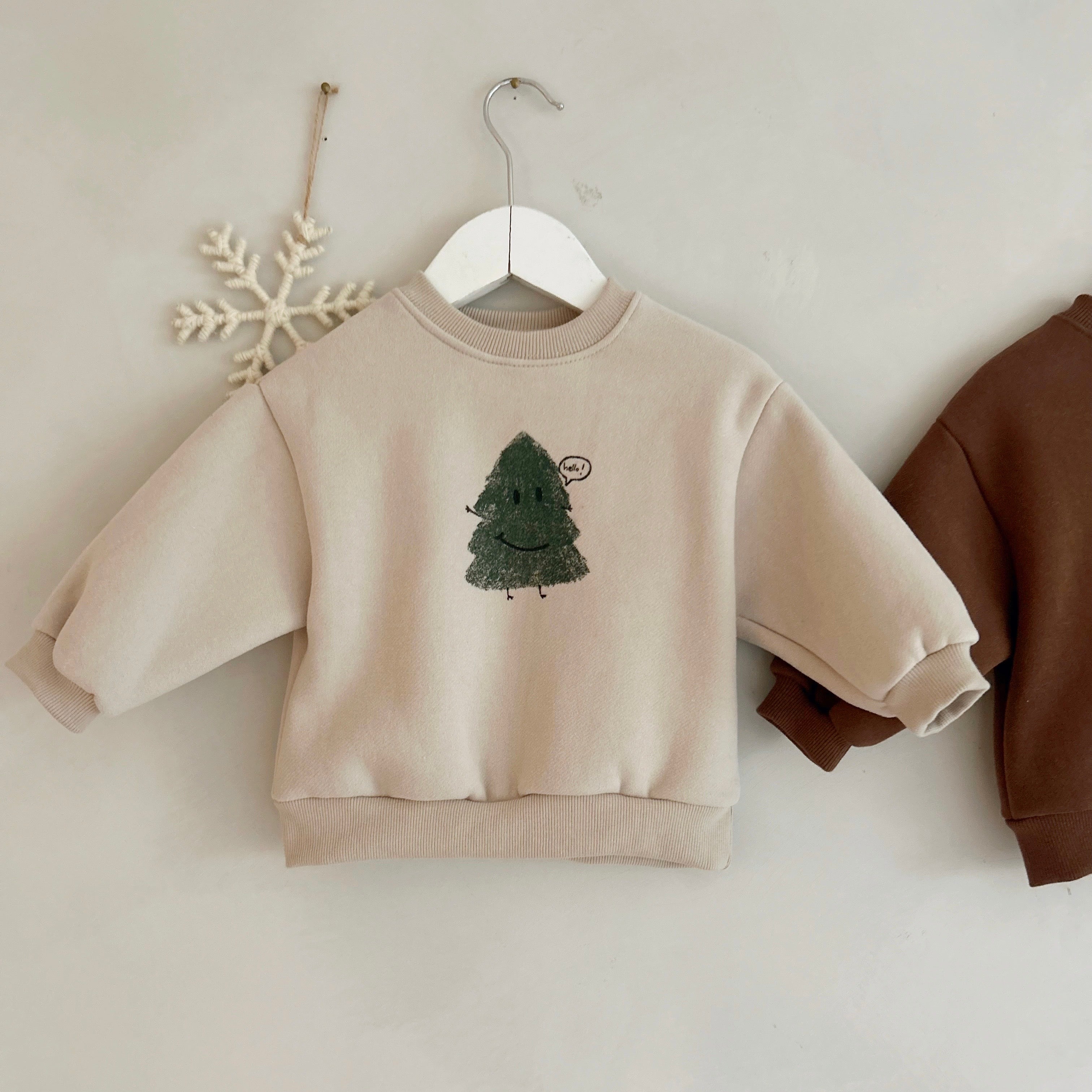 Bebe Tree Bell Sweatshirts (Cream)