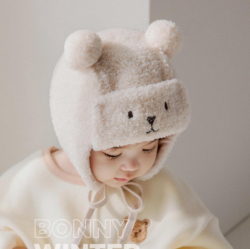 Teddy Pilot Winter hat (Cream)