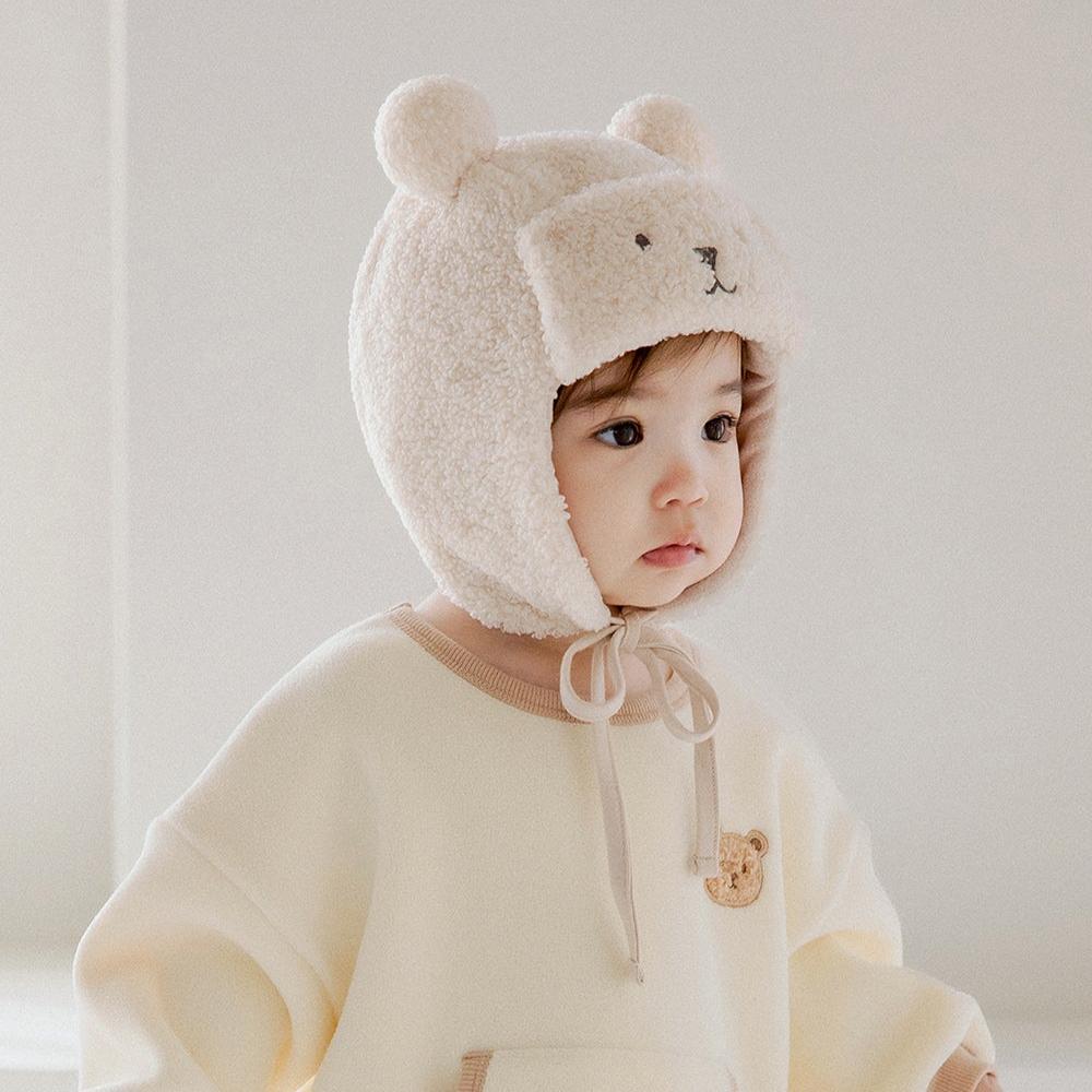 Teddy Pilot Winter hat (Cream)