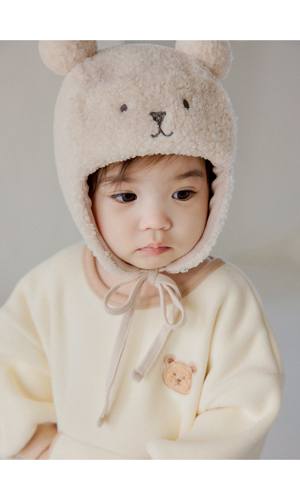 Teddy Pilot Winter hat (Cream)