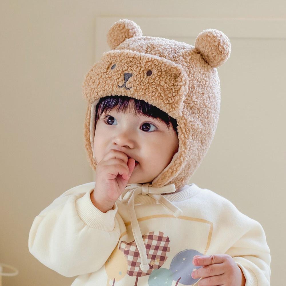 Teddy Pilot Winter hat (Beige Brown)