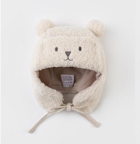 Teddy Pilot Winter hat (Cream)