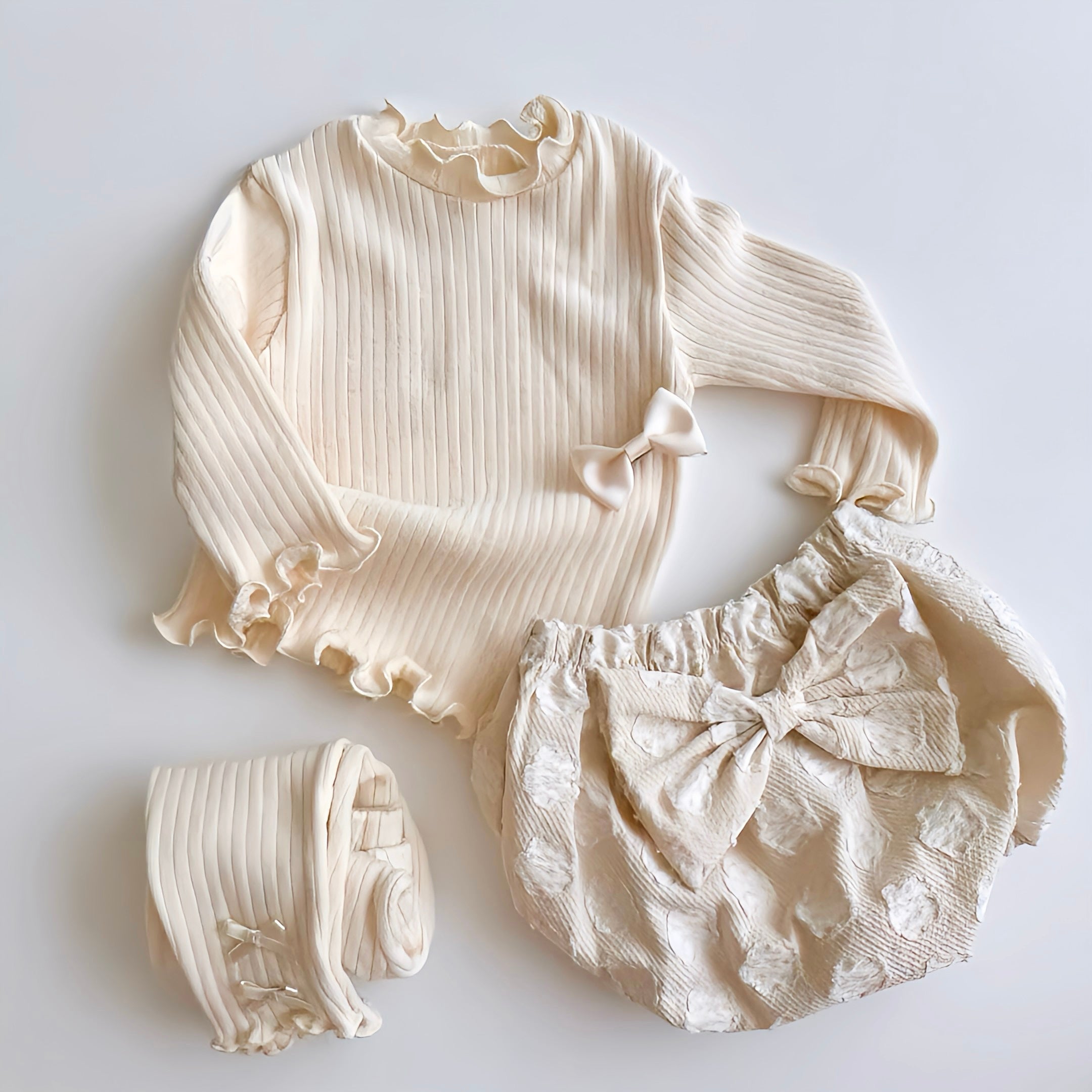 Aosta Ribbon Bloomers (Cream)