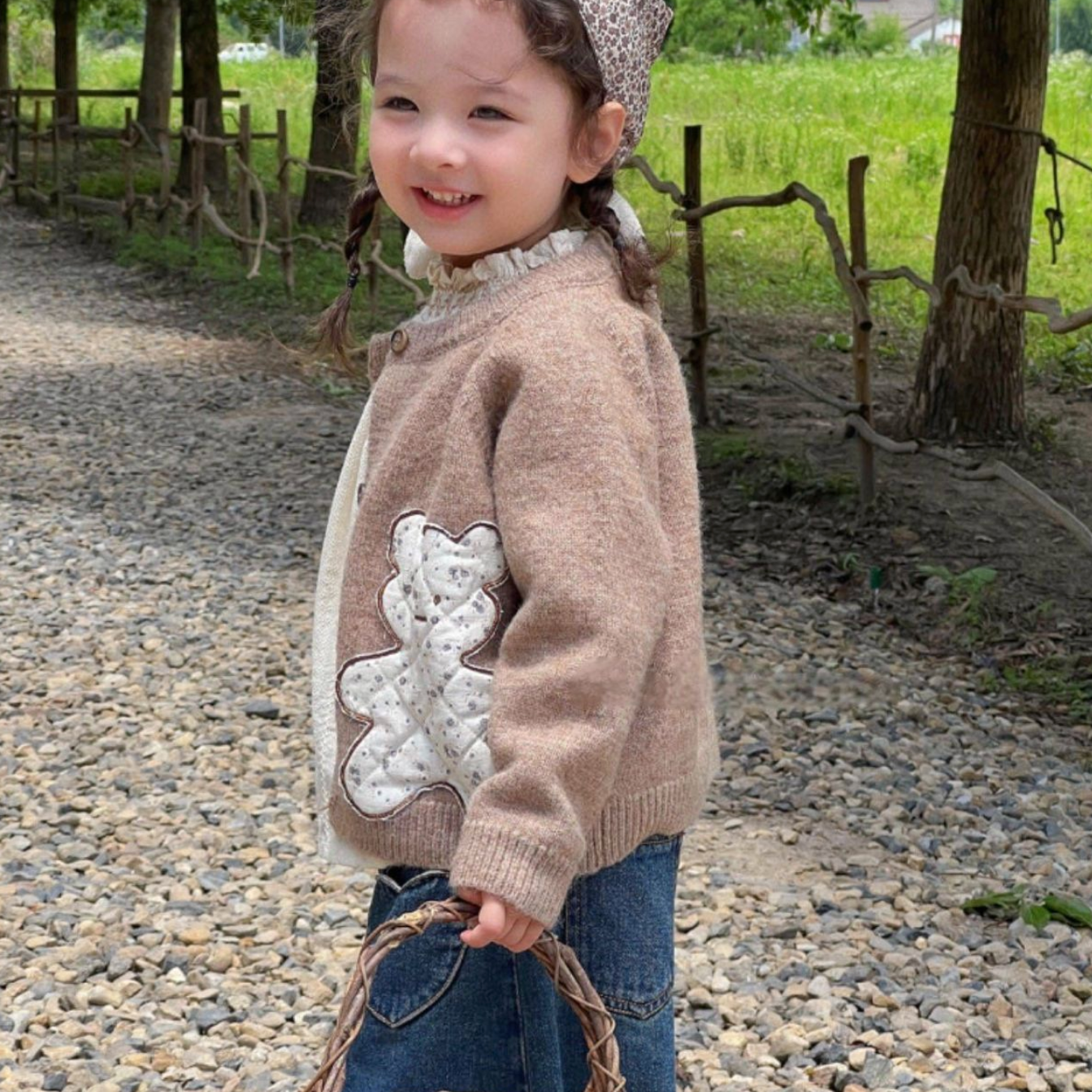 Aiai Teddy Cardigan (Beige)