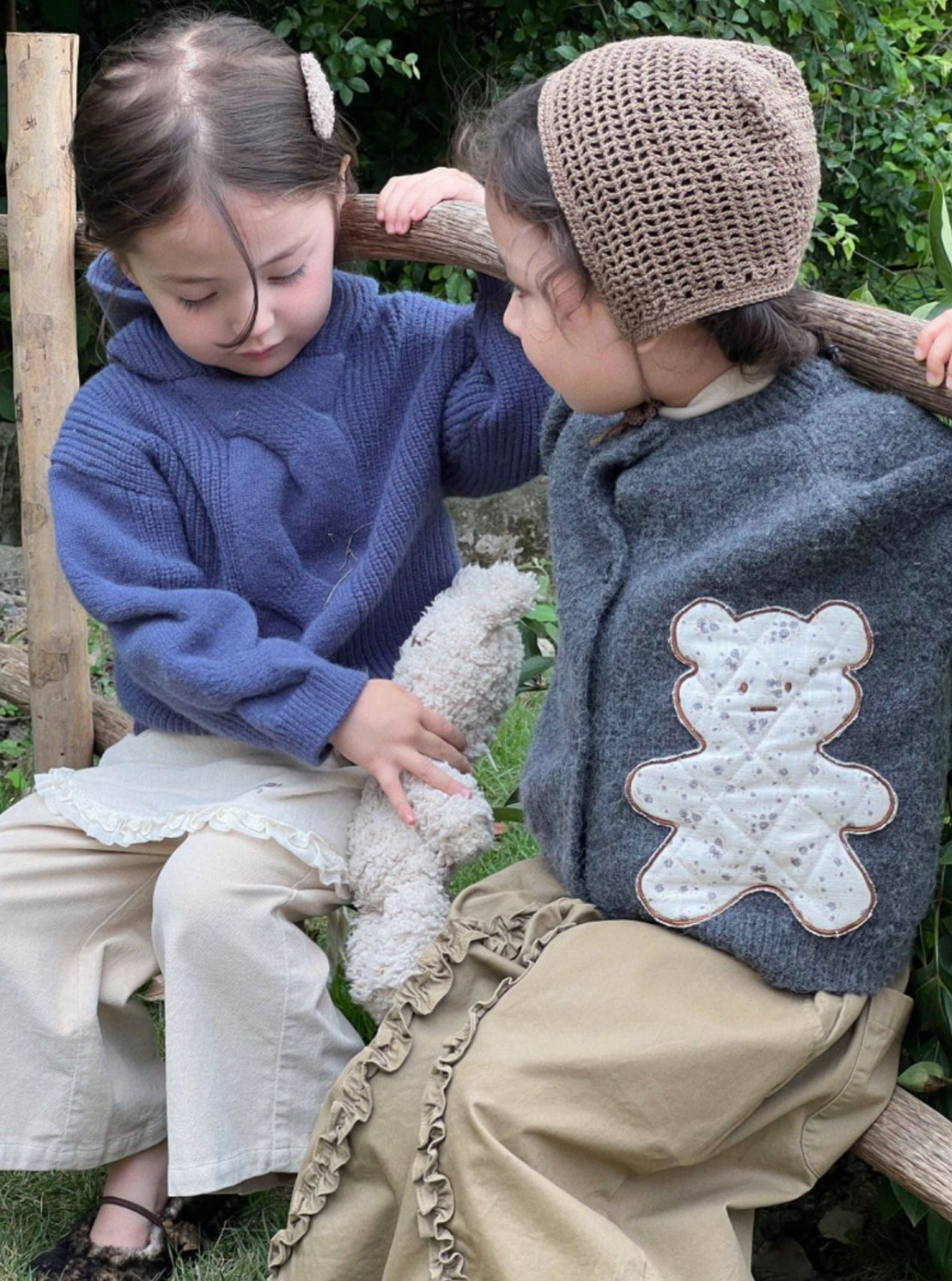 Aiai Teddy Cardigan (Charcoal)