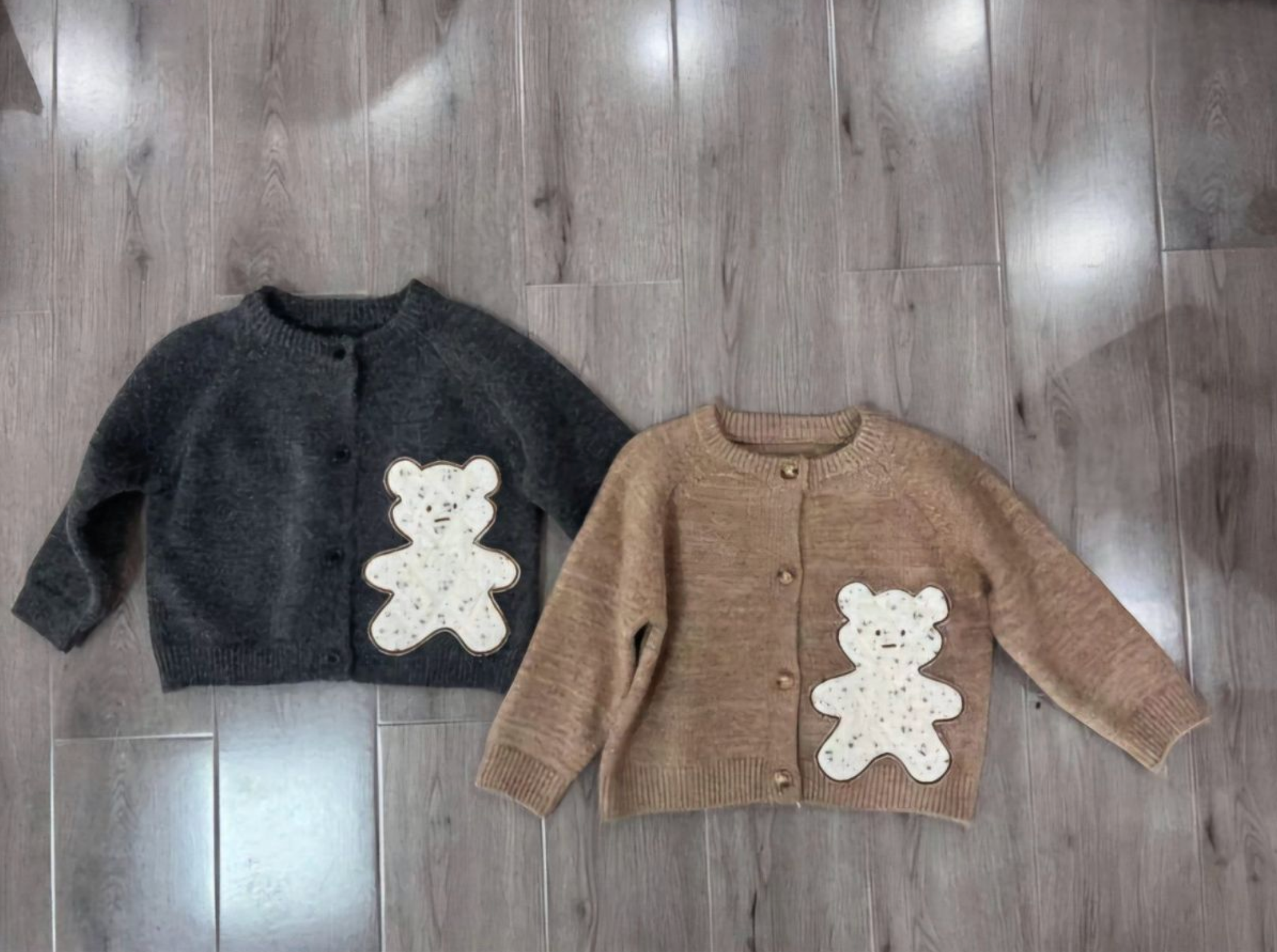 Aiai Teddy Cardigan (Charcoal)