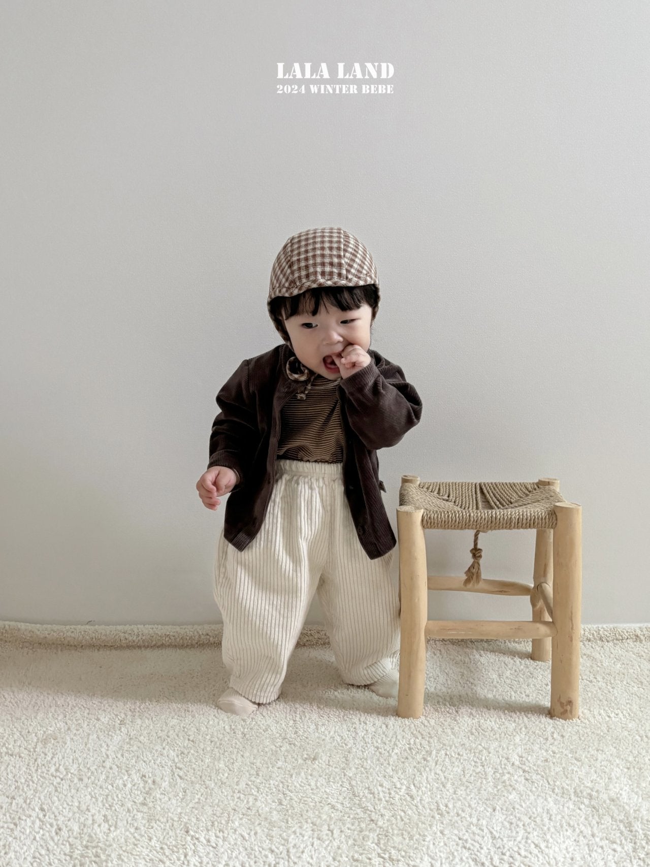 Lala Baby Corduroy Pants (Cream)